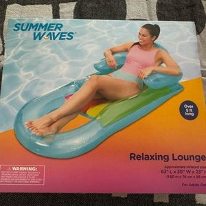 Pool float lounge NIB Multi color